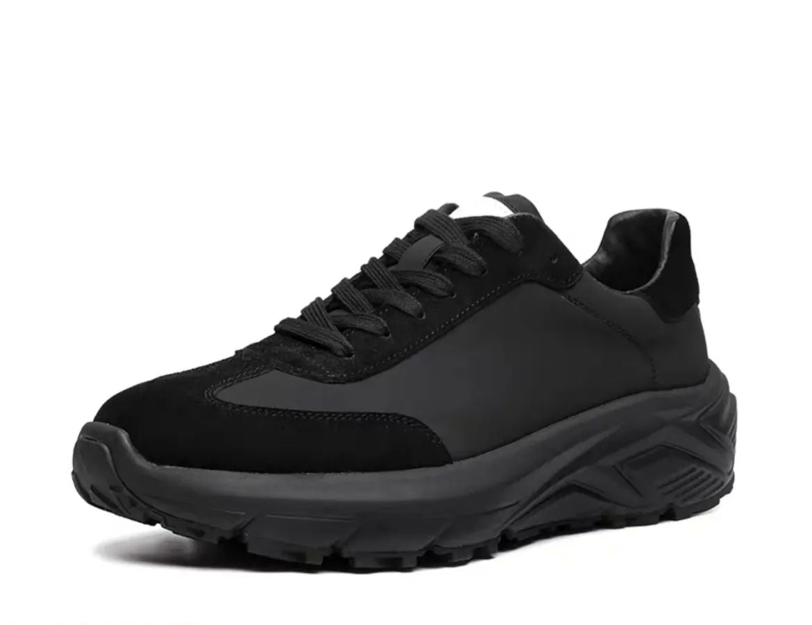 Chaussures Ultra Stables – Anti-Fatigue, Semelle Épaisse & Style Moderne Noir