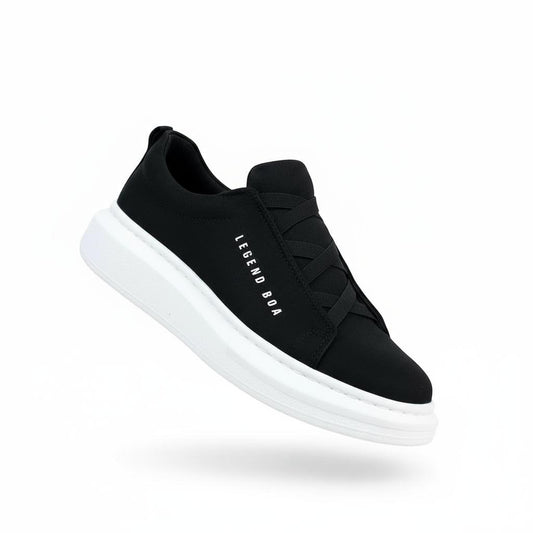Sneakers Noires Élégantes & Confortables – Style Classe & Confort Quotidien
