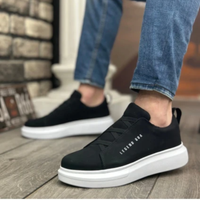 Sneakers Noires Élégantes & Confortables – Style Classe & Confort Quotidien