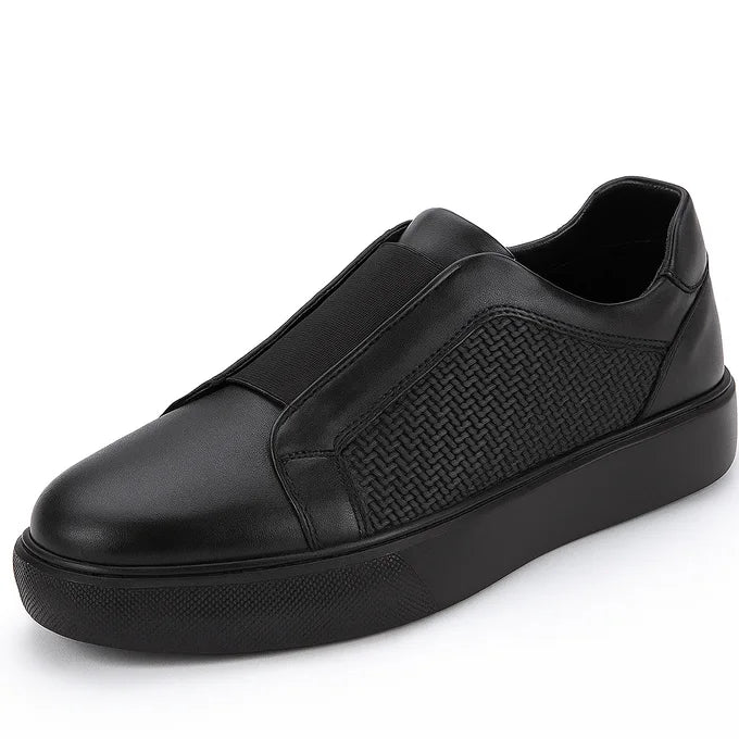 Sneakers Premium en Cuir Véritable avec Semelle Médicale et Semelle Extérieure en Gomme Antidérapante
