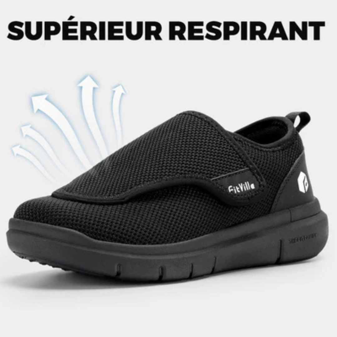 Chaussures Orthopédiques – Largeur Maximale & Douleur Réduite