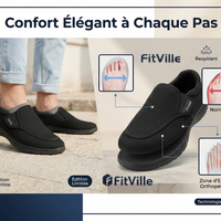 Chaussures Orthopédiques – Largeur Maximale & Douleur Réduite